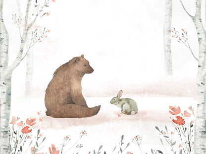 The Bear and The Rabbit Wallpaper