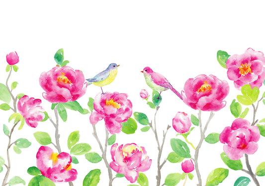 Whimsical Bird Wallpaper