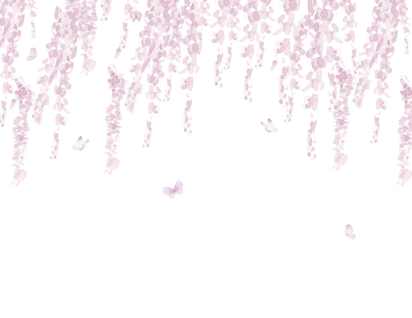 Whimsical Wisteria Wallpaper