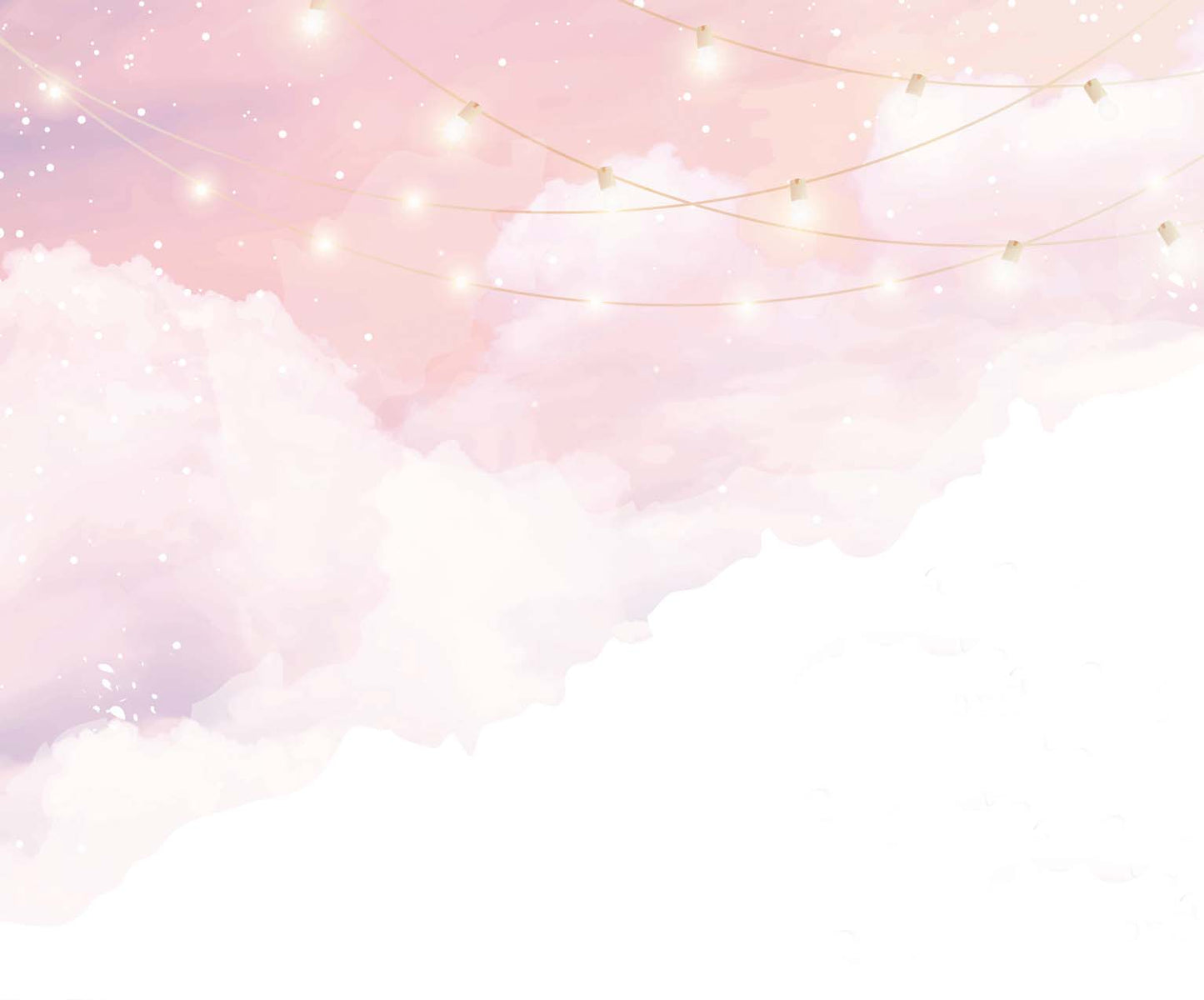 Pink Clouds Wall Paper