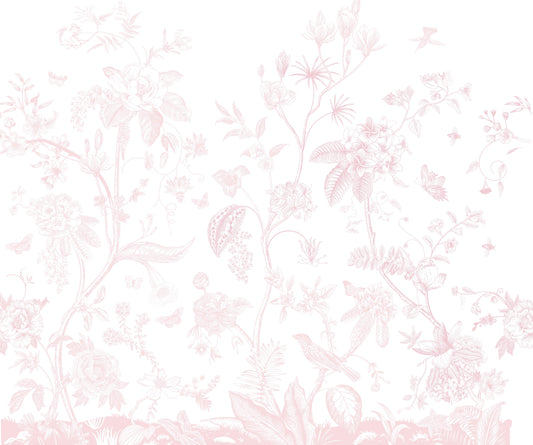 French Toile Wallpaper