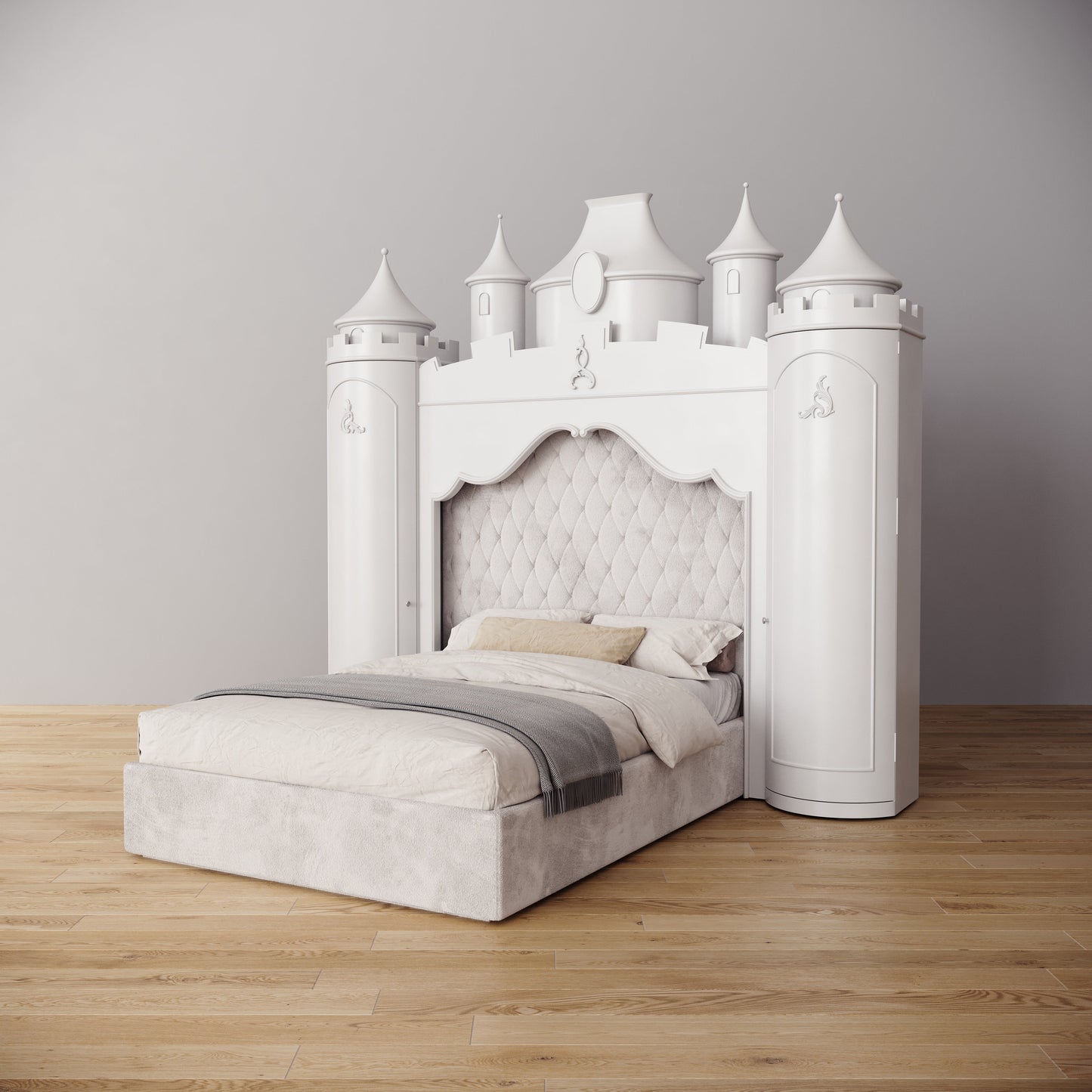 The Castle Headboad Bed